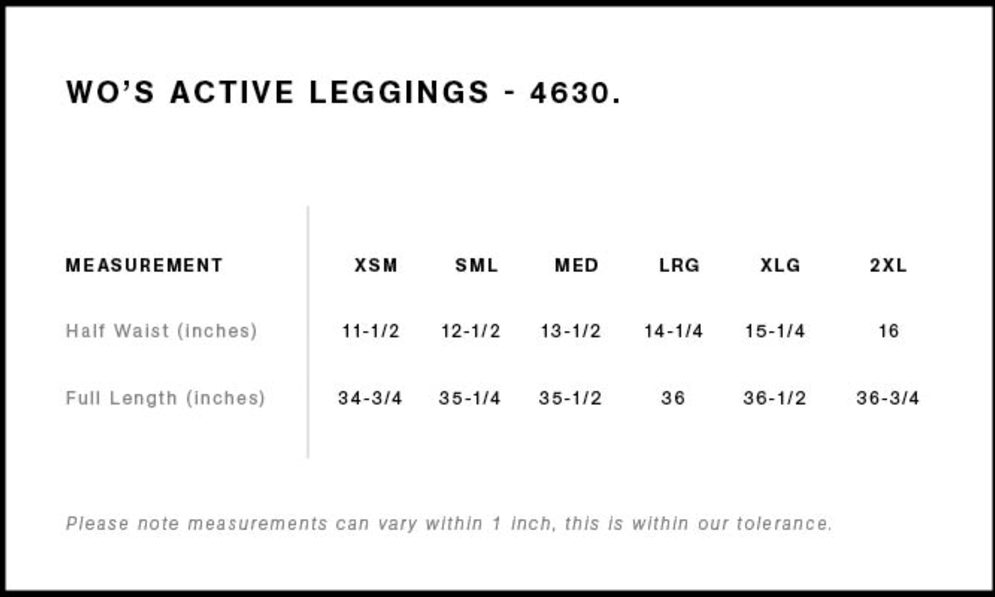 WO'S ACTIVE LEGGINGS
